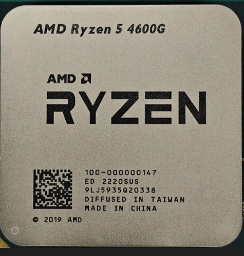 Amd cpu ryzen 4600g - cpu,