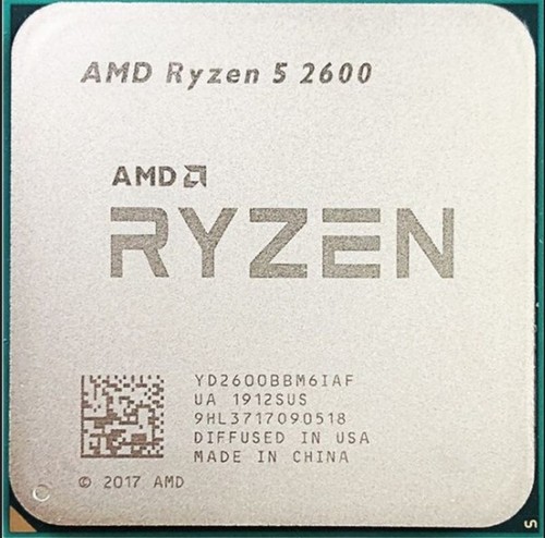 Amd cpu ryzen - 2600, 3.4ghz